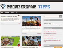 Tablet Screenshot of browsergame-tipps.de